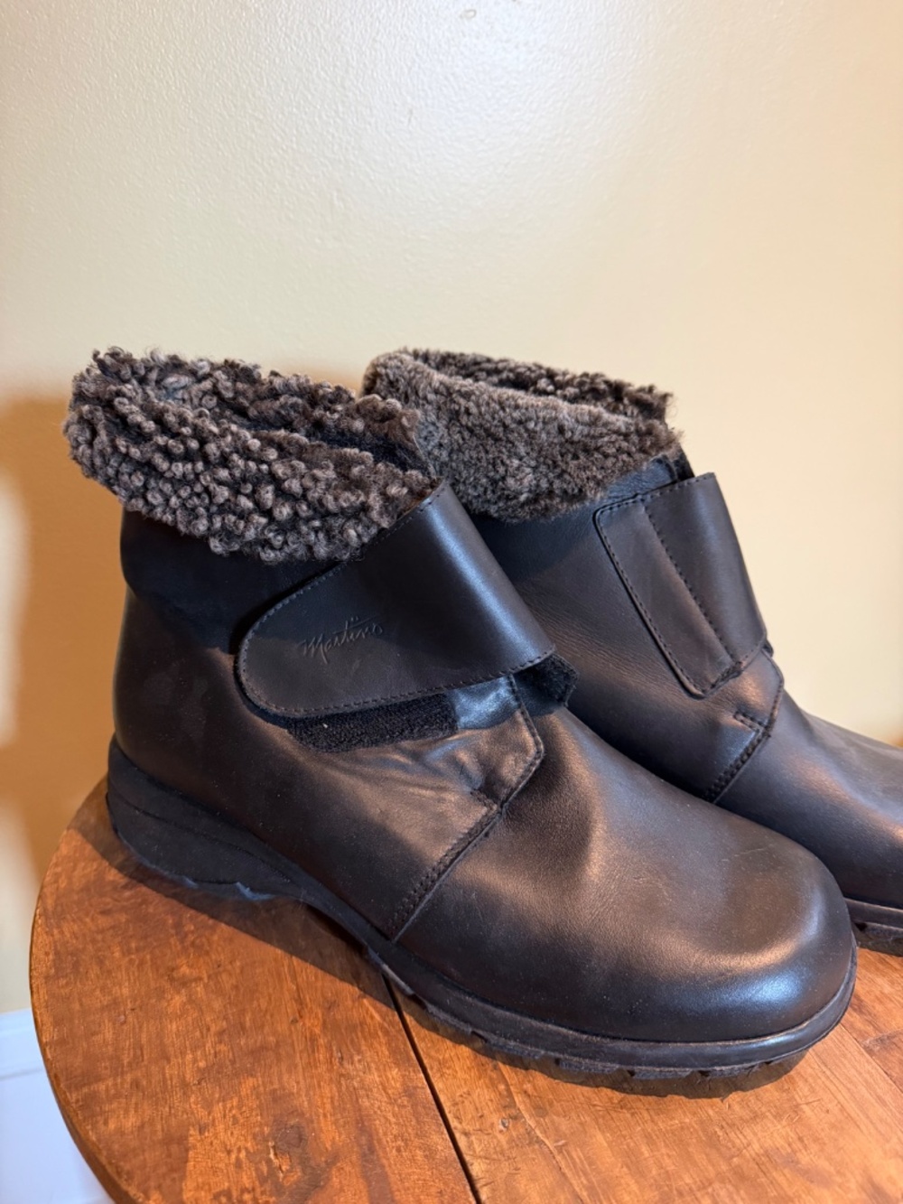 Martino Black Polar Waterproof Winter BOOTS - sz 9 - Picture 4 of 4